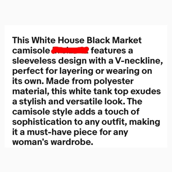 White House Black Market Gray Fitted Camisole - Picture 5 of 5